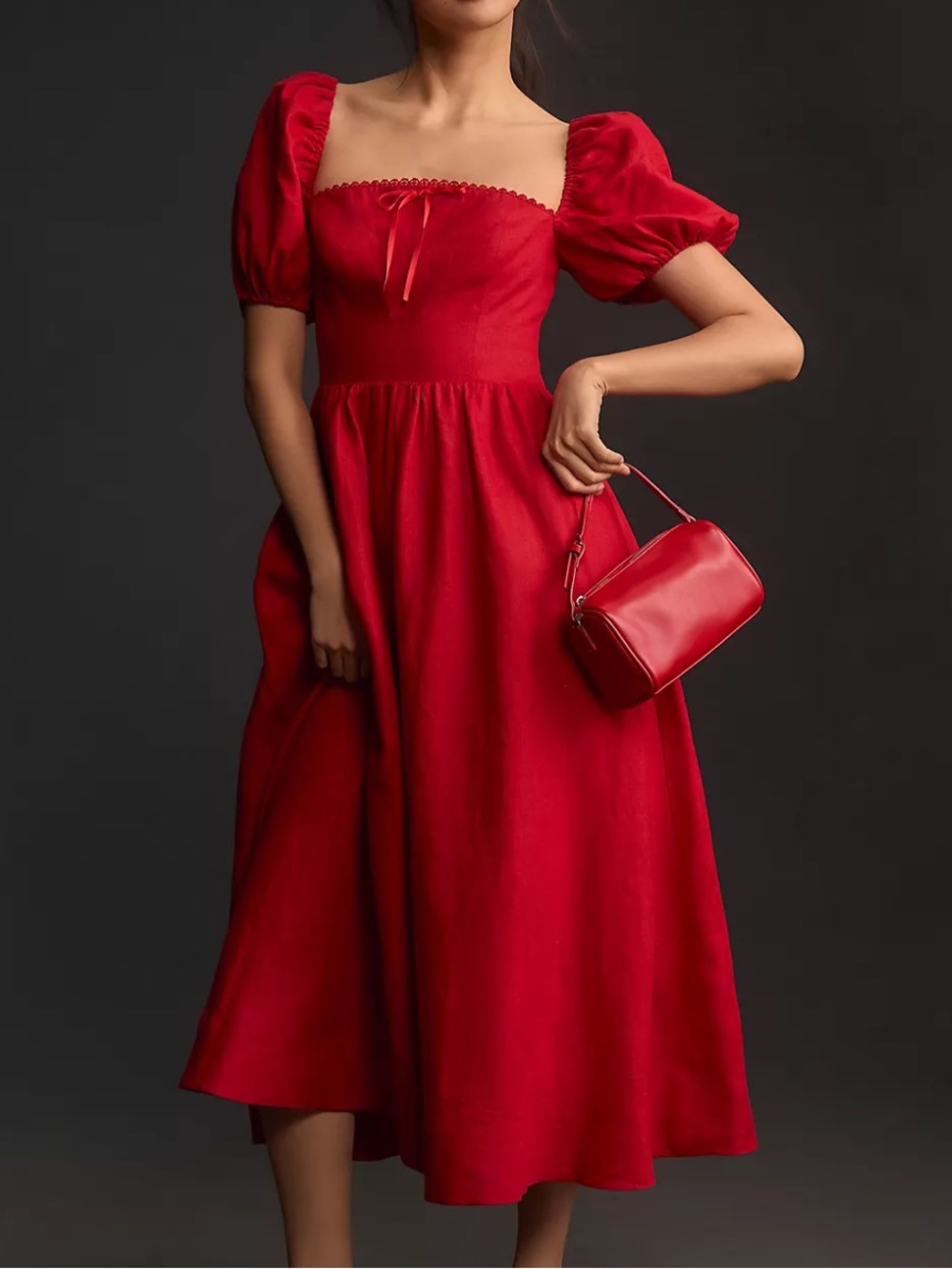 Reformation Marella Linen Dress